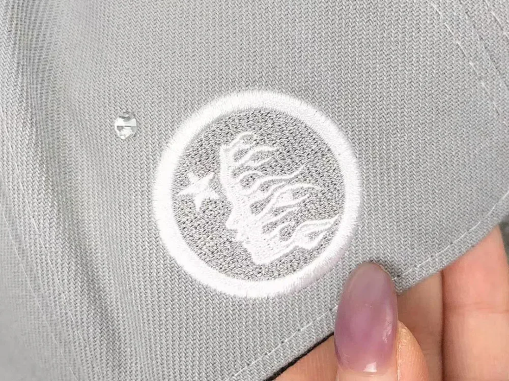 HELLSTAR Grey Flame Logo Cap - alternate angle