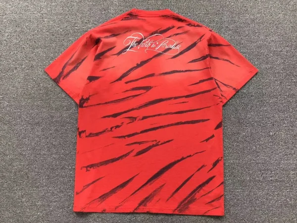 HELLSTAR Red Claw Marks Print T-Shirt - print detail