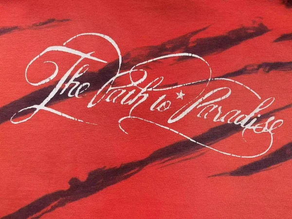 HELLSTAR Red Claw Marks Print T-Shirt - alternate angle