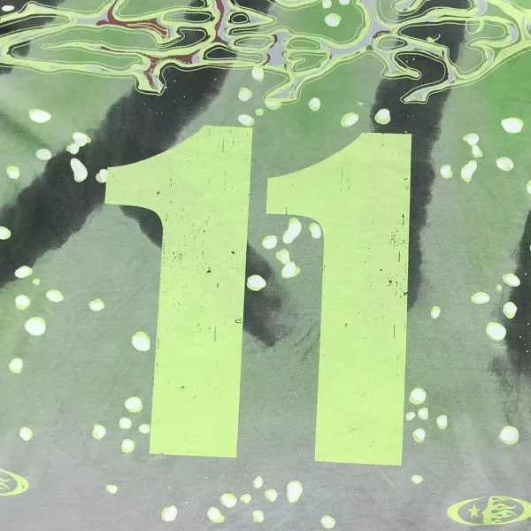 HELLSTAR Green Number 11 Jersey - second colorway
