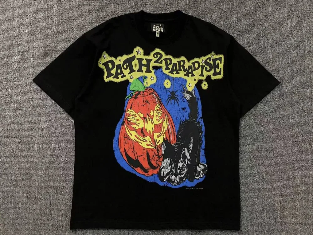 HELLSTAR Cream 1996 Skull T-Shirt - second colorway