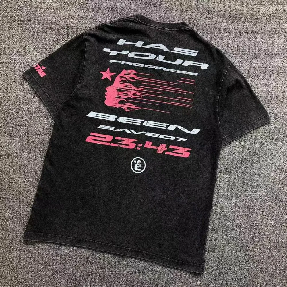 HELLSTAR Black Have Your Been Infocted 2343 T-Shirt - front view