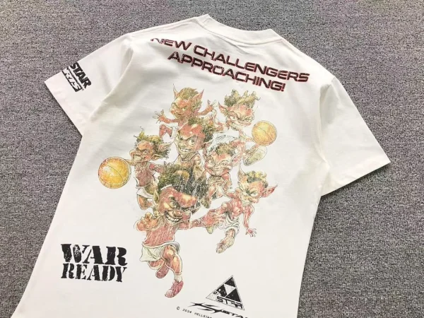 HELLSTAR White All Stars Go to Heaven T-Shirt - second colorway