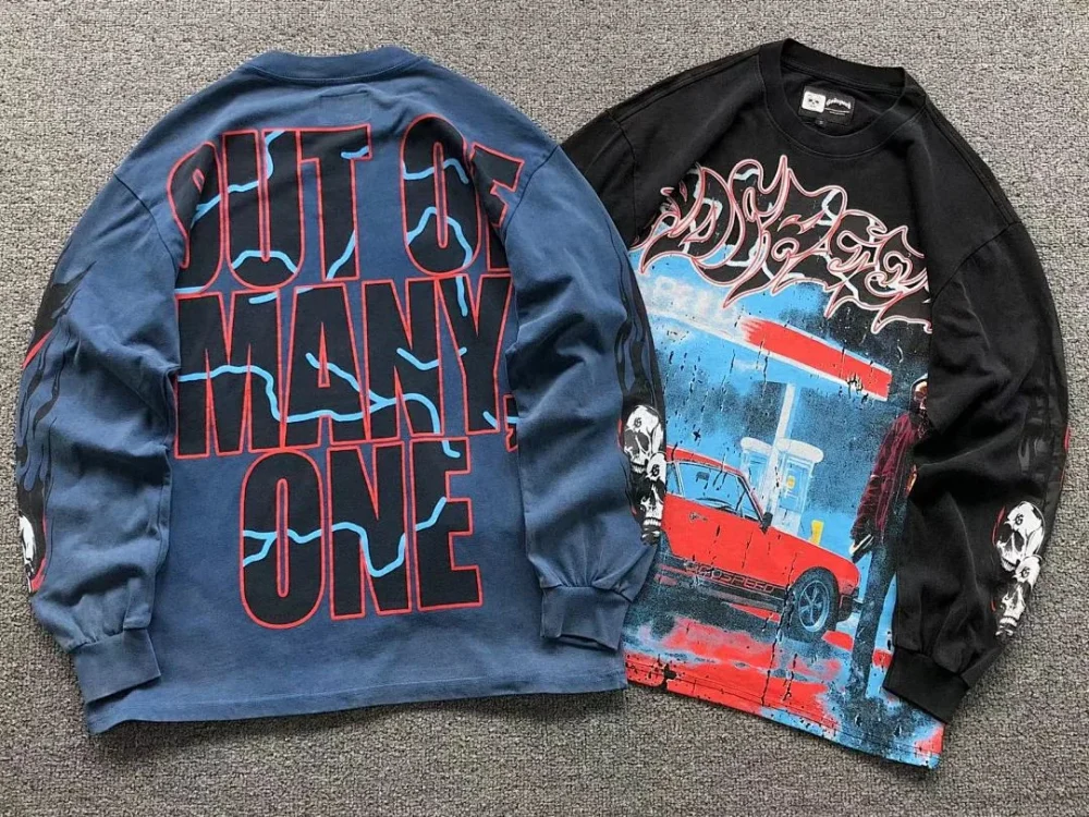 GODSPEED Blue Out of Many One Lightning Long Sleeve - size reference