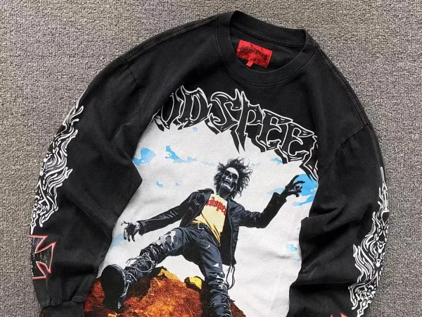 GODSPEED Black Desert Robot Dancer Long Sleeve - styled shot