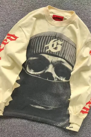GODSPEED Cream Skull Balaclava GS Long Sleeve