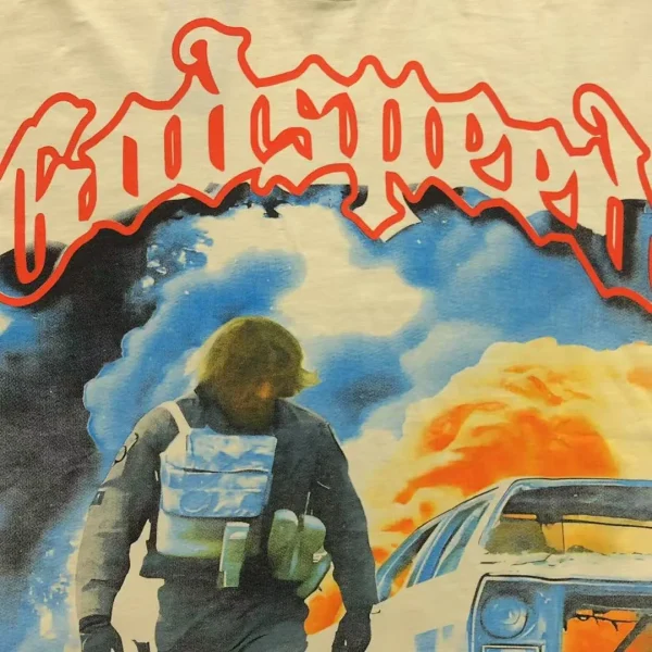 GODSPEED Cream Gas Mask Scene Long Sleeve - second colorway