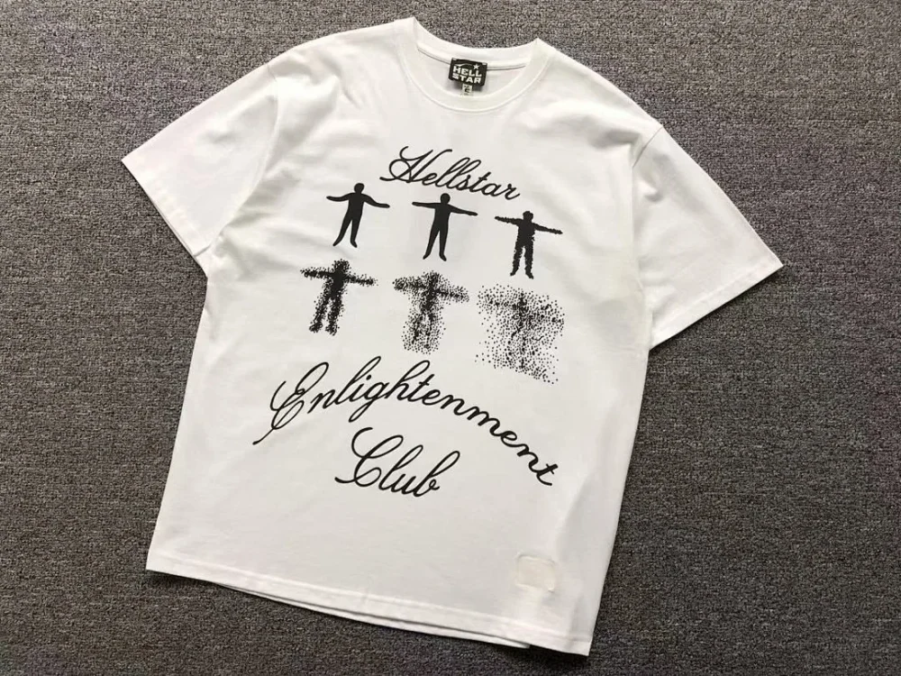 HELLSTAR White Entertainments Club T-Shirt - size reference