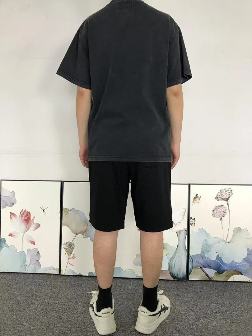 GODSPEED Black Psychedelic Skull Collage T-Shirt - full look