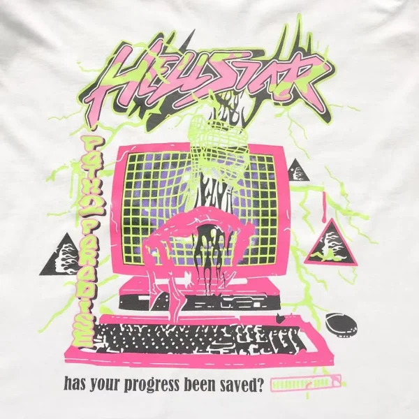 HELLSTAR Black Pink Graphic Long Sleeve - second colorway
