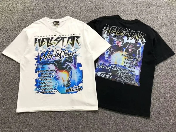 HELLSTAR Cream World Tour 2023 Poster T-Shirt - alternate angle