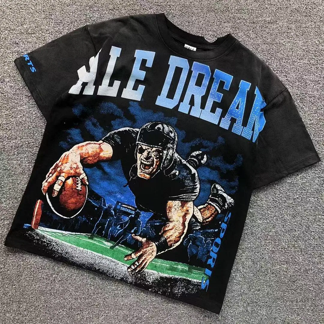 VALLEY Black Football Player T-Shirt - photo 1