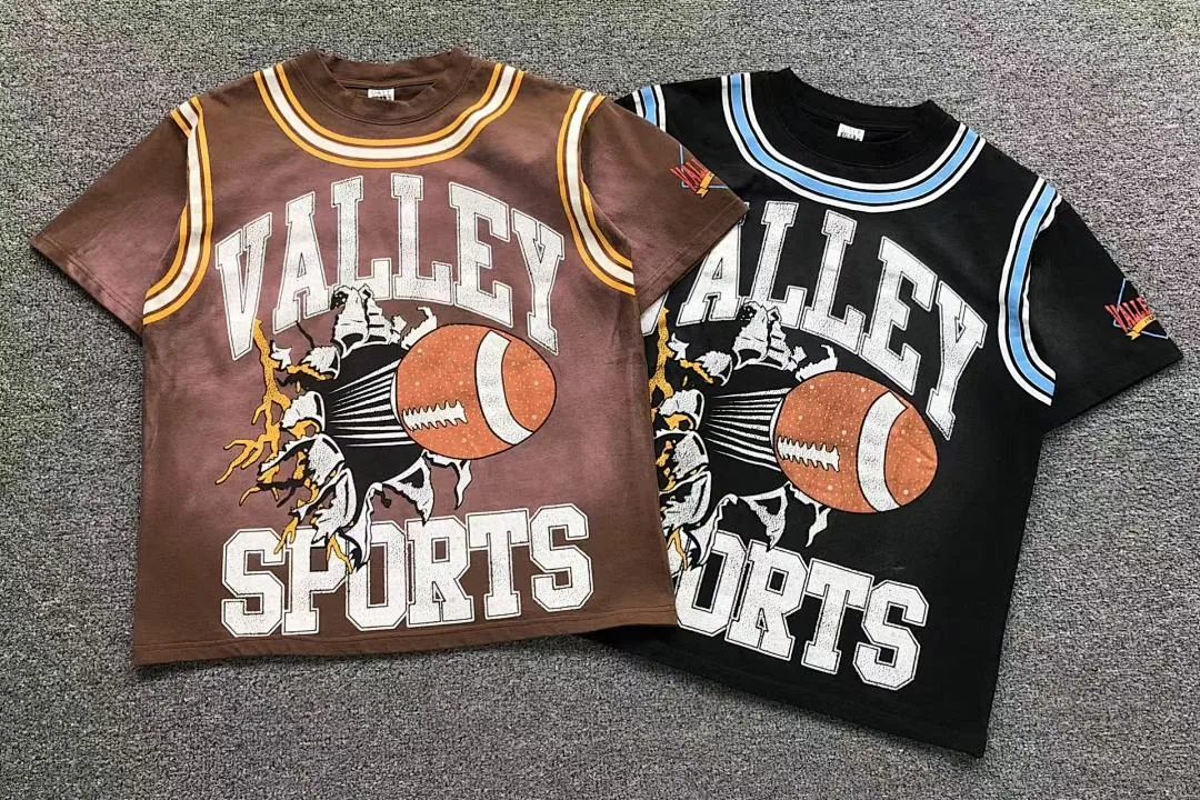 VALLEY Brown & Black Valley Sports Football T-Shirt - photo 6