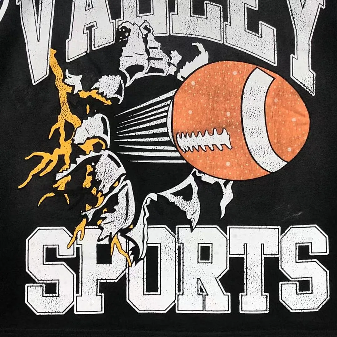 VALLEY Brown & Black Valley Sports Football T-Shirt - photo 15