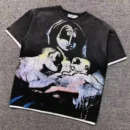 VALLEY Black Madonna & Child Angel Print T-Shirt