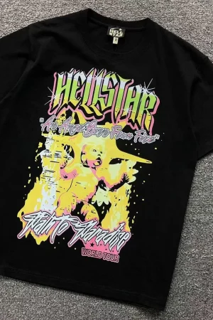 HELLSTAR Black Welcome to My Paradise Sunglasses T-Shirt