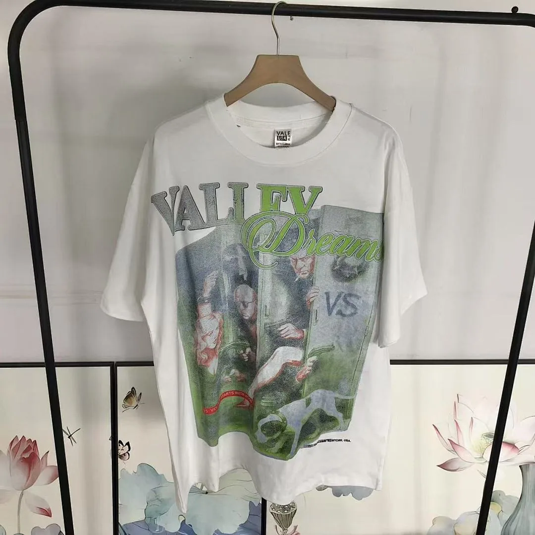VALLEY White Green Vs Tennis Collage T-Shirt - photo 21