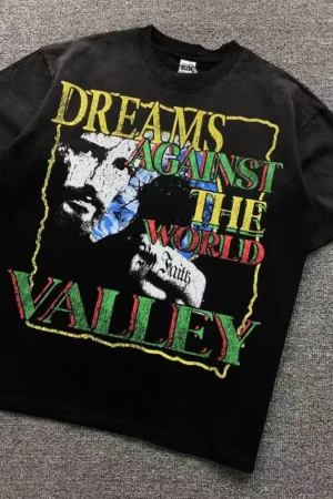 VALLEY Black Dreams Against the World T-Shirt