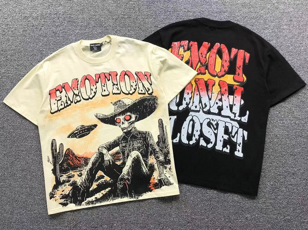 MIXED EMOTION Cream & Black Mexican Cowboy Closet T-Shirt - photo 5
