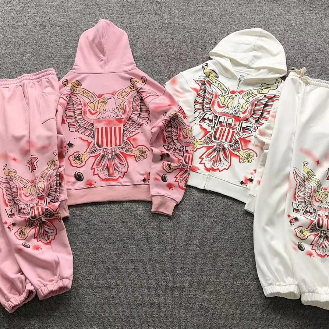 VALLEY Pink & White Angel Wing Tracksuit - photo 1