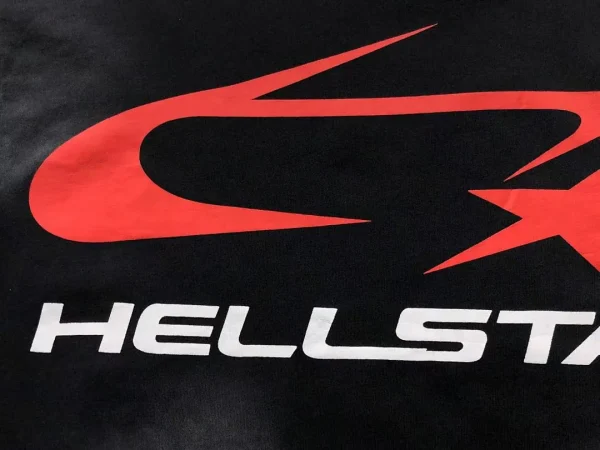 HELLSTAR Black White Big Circle T-Shirt - second colorway