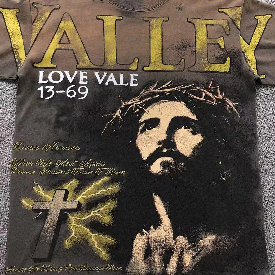VALLEY Black Love Vale Jesus Crown T-Shirt - photo 1