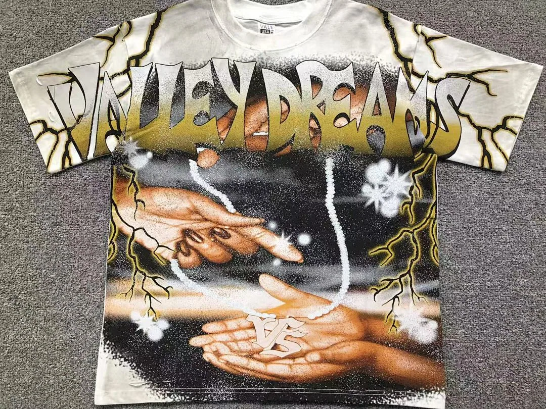 VALLEY White & Black Gold Hands T-Shirt - photo 15