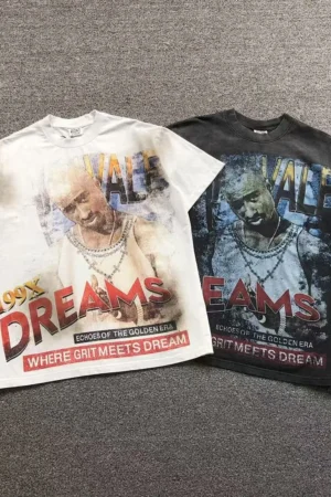 VALLEY White & Black Dreams Photo T-Shirt