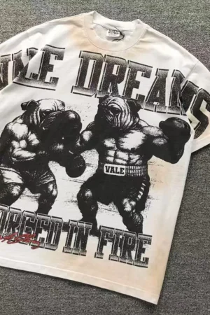 VALLEY White Forged in Fire Boxers T-Shirt