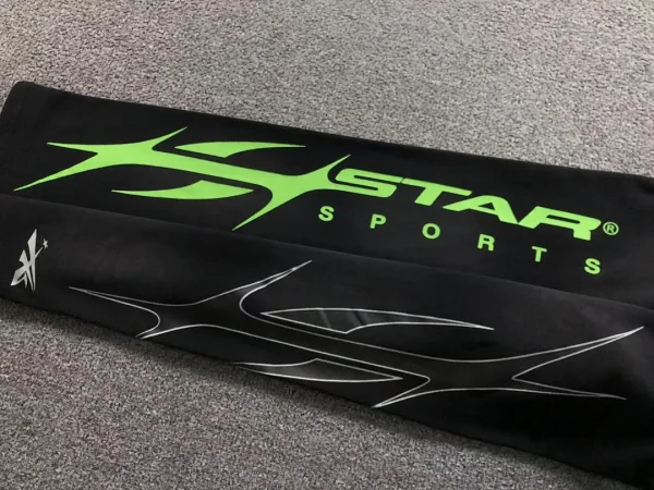 HELLSTAR Black Green Racing Pants - styled shot
