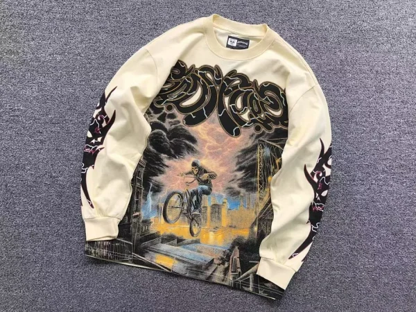 GODSPEED Cream Dirt Bike Rider Long Sleeve - alternate angle