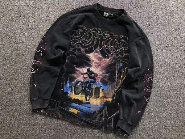 GODSPEED Black Dirt Bike Rider Long Sleeve - alternate angle