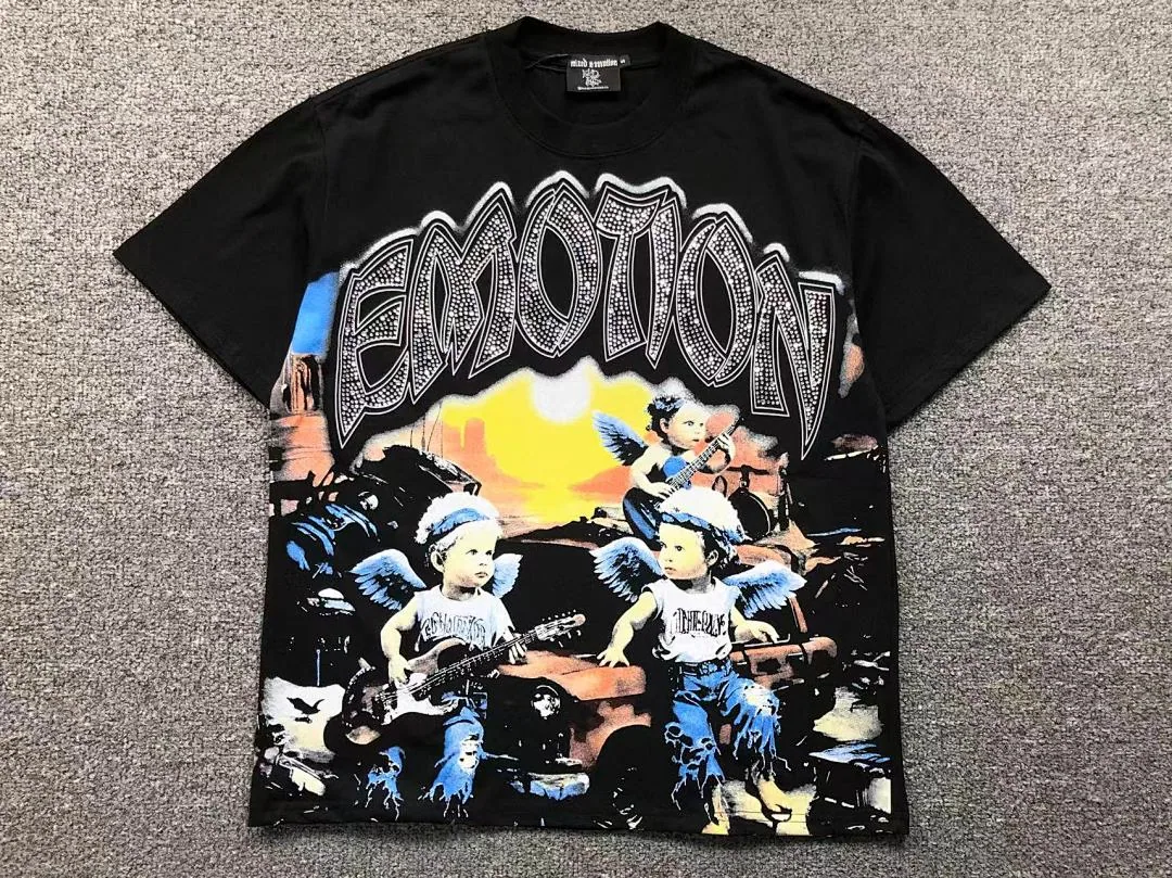 MIXED EMOTION Black Kids Car Explosion Art T-Shirt - photo 3