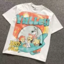 VALLEY White 1997 Fest Cartoon Family T-Shirt