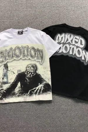 MIXED EMOTION White Zombie Grave T-Shirt - photo 5