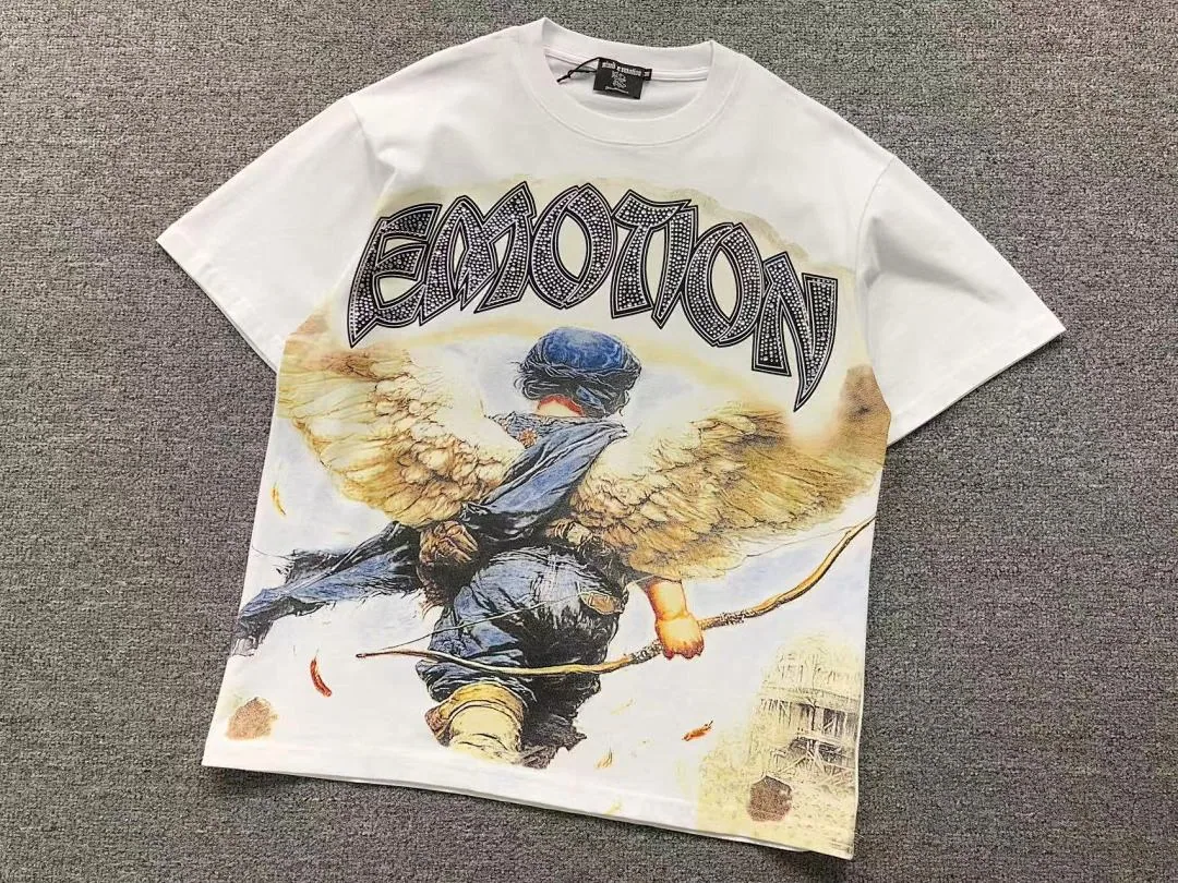 MIXED EMOTION White Archer Angel Print T-Shirt - photo 6
