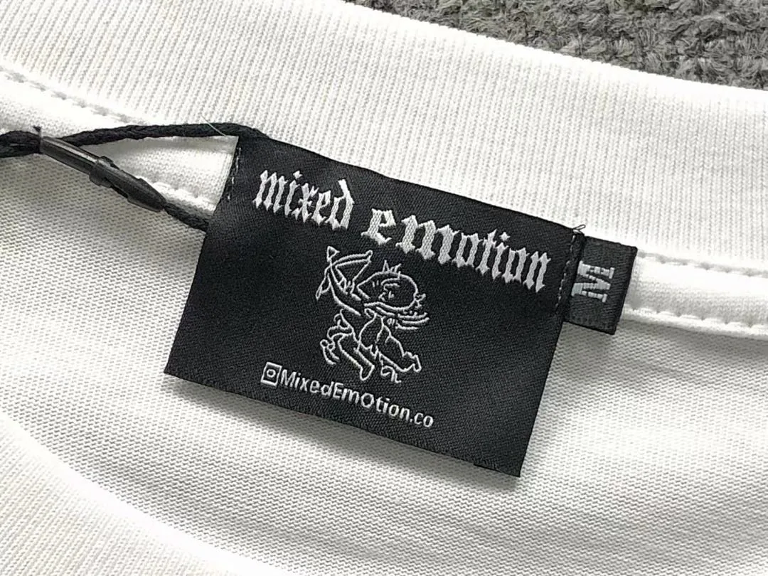 MIXED EMOTION White Archer Angel Print T-Shirt - photo 17