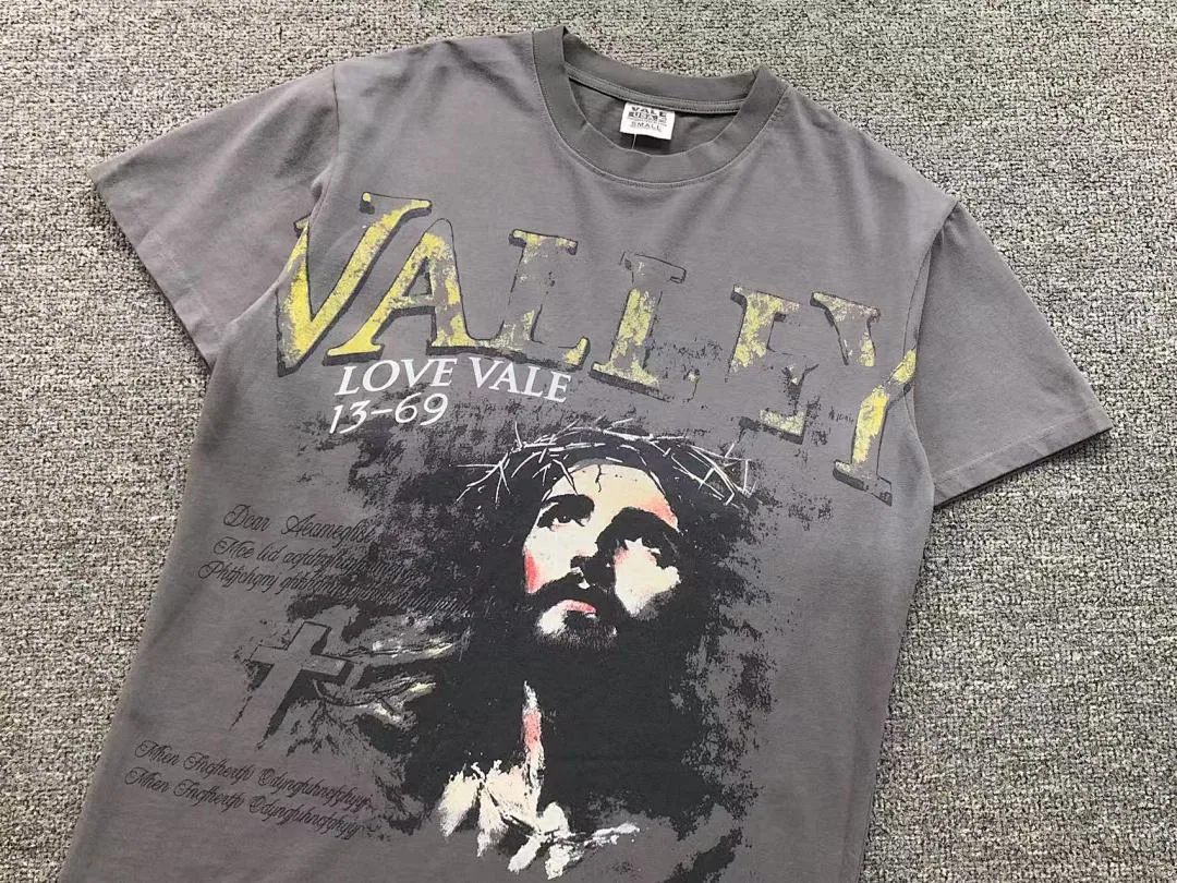 VALLEY Grey Love Vale Jesus Crown T-Shirt - photo 7