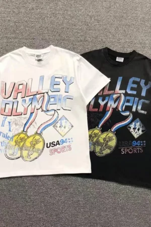 VALLEY White Valley Olympic Medals USA 94 T-Shirt - photo 5