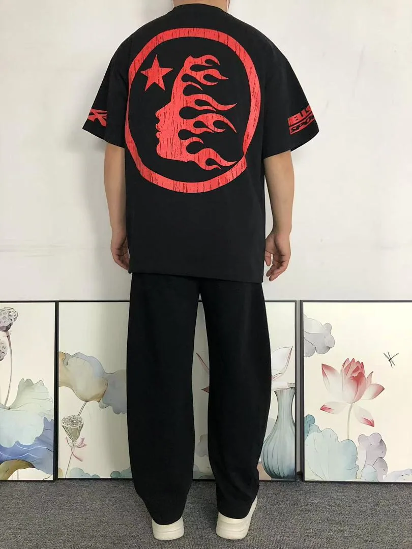 HELLSTAR White Beat Us T-Shirt - full look