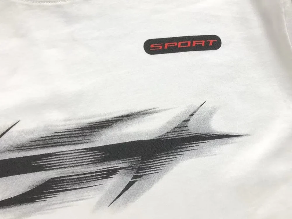 HELLSTAR White Racing Stripe Small Print T-Shirt - second colorway