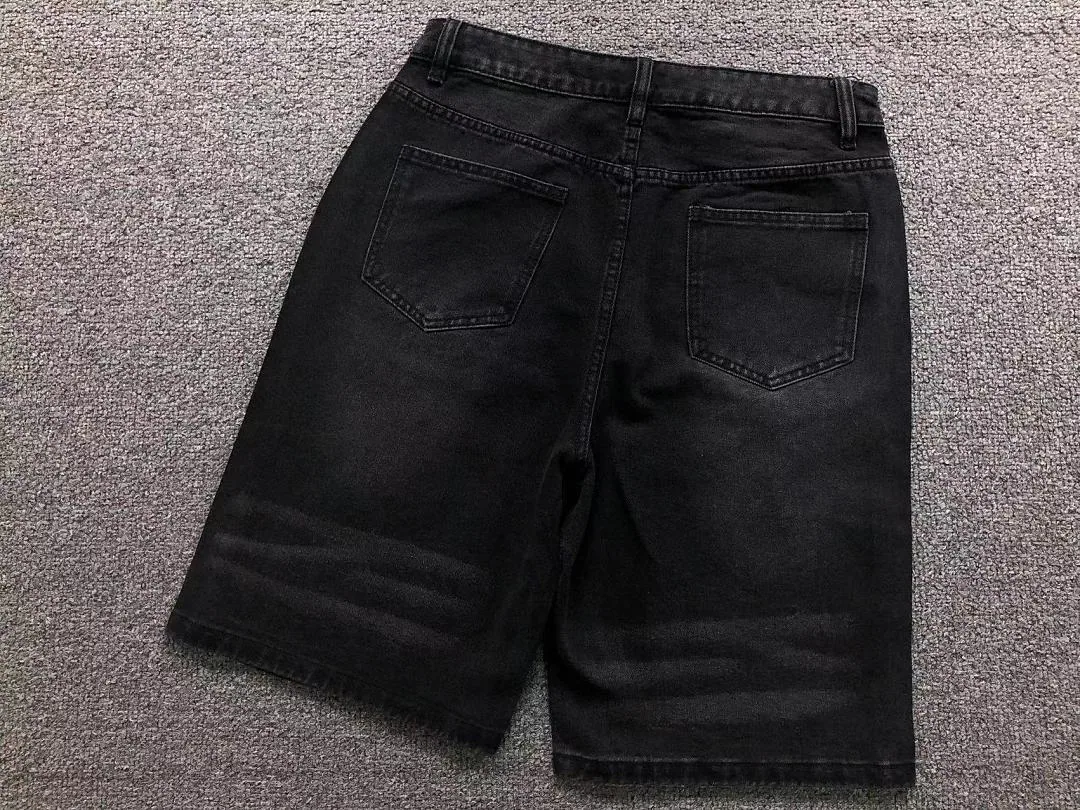 VALLEY Black Rhinestone Patches All-Over Shorts - photo 15