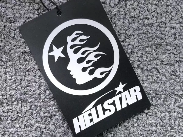 HELLSTAR Green Statue Face Print Hat - fabric detail