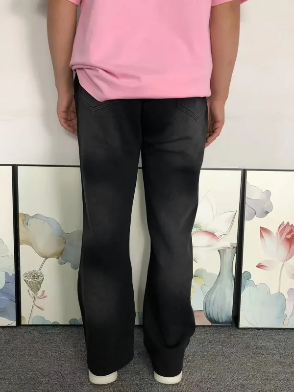 HELLSTAR Black White Gothic Pants - full look