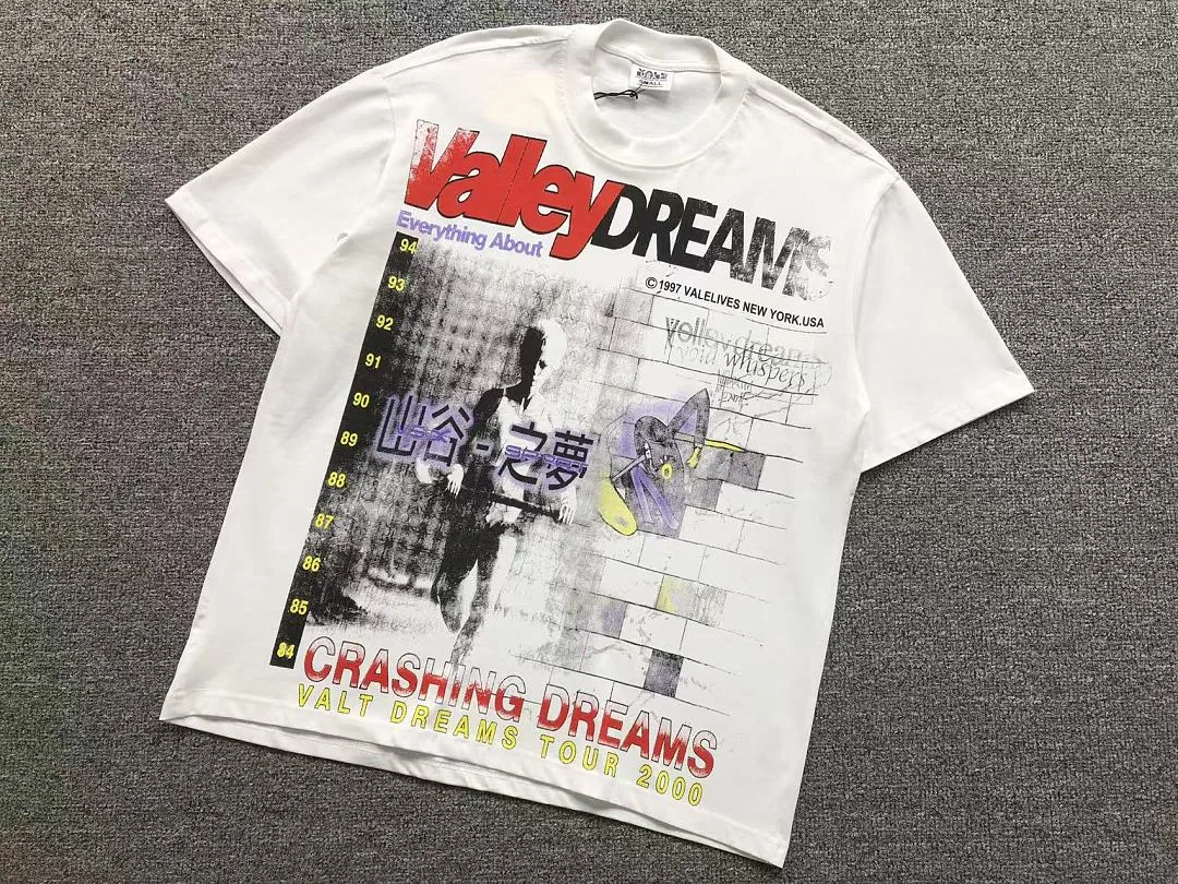 VALLEY White Chasing Dreams Japanese T-Shirt - photo 5