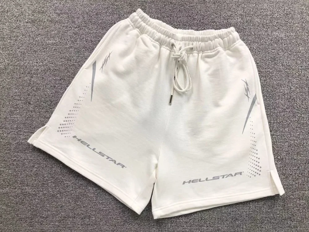 HELLSTAR White 2-color Shorts - size reference
