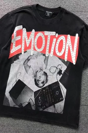 MIXED EMOTION Black T-Shirt