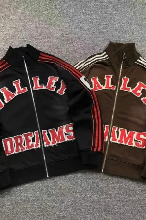 VALLEY Black & Brown Valley Dreams Track Jacket