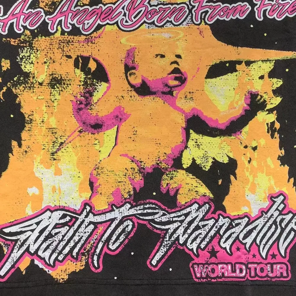 HELLSTAR Black Colorful World Tour T-Shirt - second colorway
