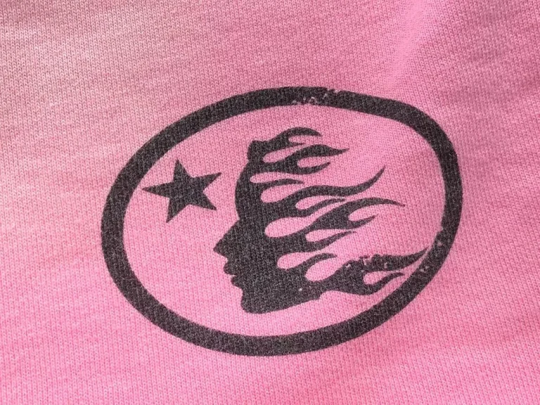 HELLSTAR Pink Washed Snap-button Tear-away Shorts - styled shot